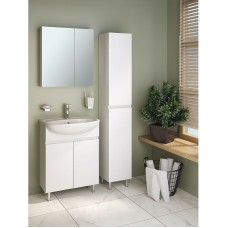 Шкаф пенал Runo Лада 30 00-00001166 Белый