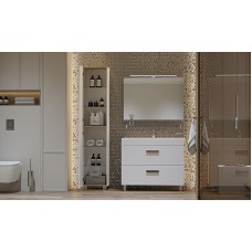 Шкаф пенал Velvex Orlando 40 pnORL.190-211 Белый матовый