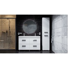 Шкаф пенал Velvex Orlando 40 pnORL.190-211 Белый матовый