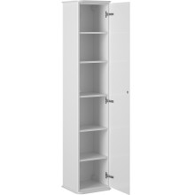 Шкаф пенал Creto Stella 35 16-001 подвесной Белый