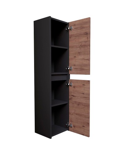 Шкаф пенал Grossman Смарт 30 303011 подвесной Веллигтон Графит