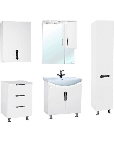 Шкаф пенал Bellezza Лагуна 35 R 4622107001016 Белый