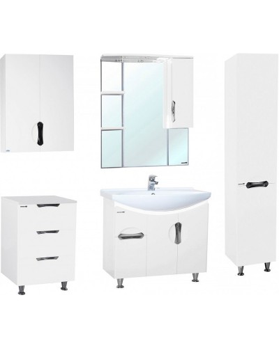 Шкаф пенал Bellezza Лагуна 35 R 4622107001016 Белый