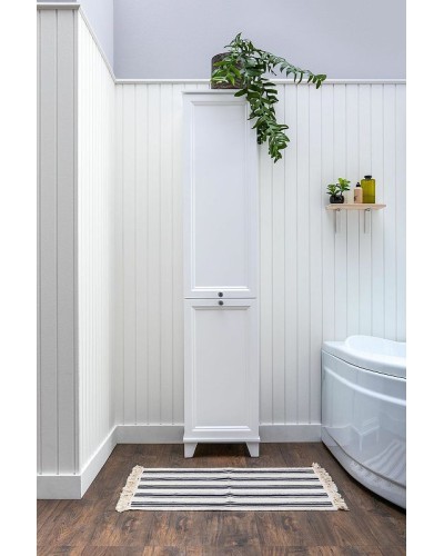 Шкаф пенал Aquanet Амели 40 261990 Белый матовый