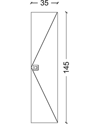 Шкаф пенал Boheme Armadi Art Lucido 35 772-GB подвесной Черный глянцевый