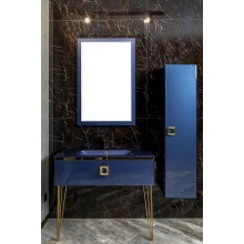 Шкаф пенал Boheme Armadi Art Lucido 35 772-BL подвесной Насыщенный синий