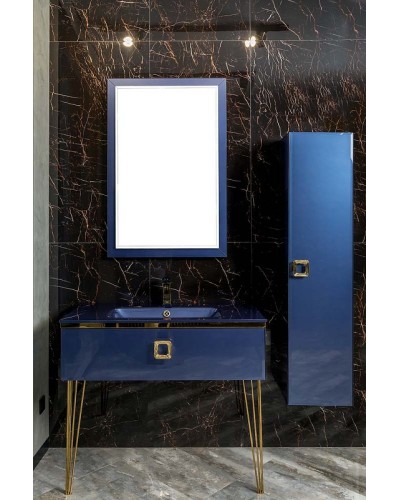 Шкаф пенал Boheme Armadi Art Lucido 35 772-BL подвесной Насыщенный синий