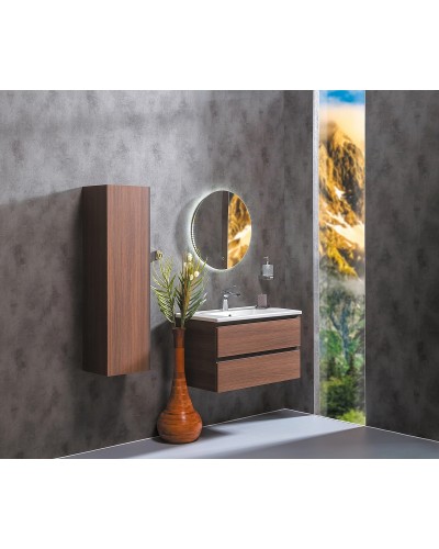 Шкаф пенал Boheme Armadi Art Capolda 35 849-120-D подвесной Dark wood