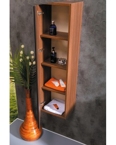 Шкаф пенал Boheme Armadi Art Capolda 35 849-120-D подвесной Dark wood