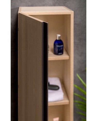 Шкаф пенал Boheme Armadi Art Capolda 35 849-120-LW подвесной Light wood