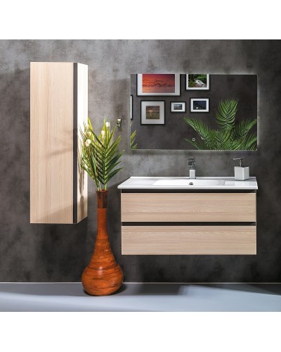 Шкаф пенал Boheme Armadi Art Capolda 35 849-120-LW подвесной Light wood