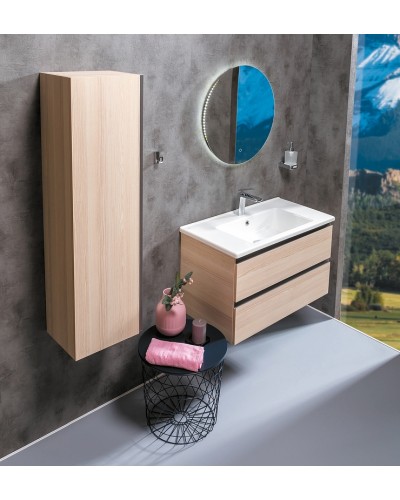 Шкаф пенал Boheme Armadi Art Capolda 35 849-120-LW подвесной Light wood