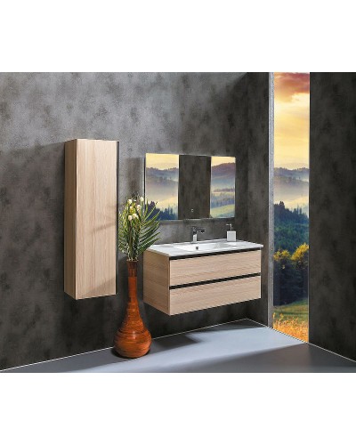 Шкаф пенал Boheme Armadi Art Capolda 35 849-120-LW подвесной Light wood