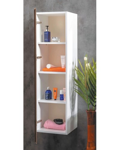 Шкаф пенал Boheme Armadi Art Capolda 35 849-120-WW подвесной Белый Дерево