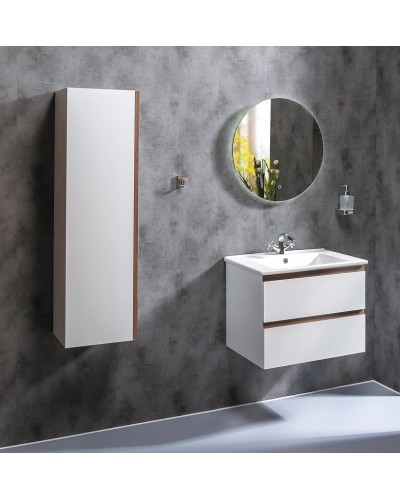 Шкаф пенал Boheme Armadi Art Capolda 35 849-120-WW подвесной Белый Дерево