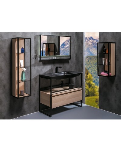 Шкаф пенал Boheme Armadi Art Loft 30 896-L подвесной Light wood