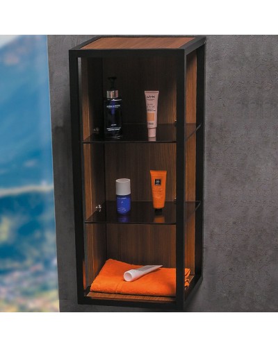 Подвесной шкаф Boheme Armadi Art Loft 30 895-D Dark wood