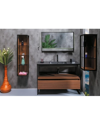 Подвесной шкаф Boheme Armadi Art Loft 30 895-D Dark wood