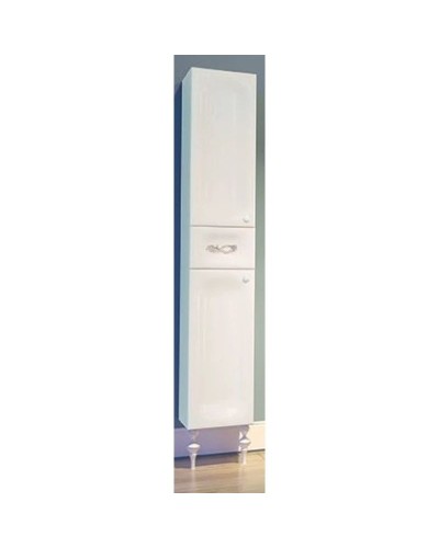 Пенал напольный белый глянец L Marka One Cheri У73546