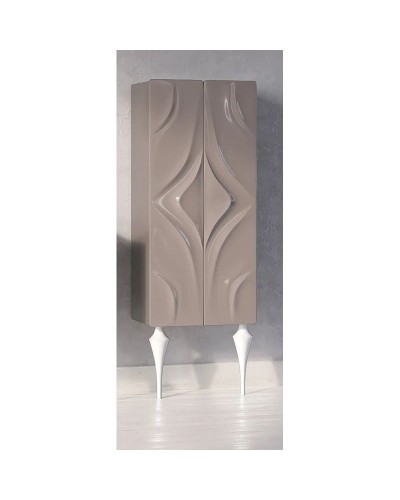 Пенал напольный капучино глянец Marka One Angel У67290