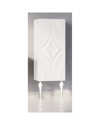 Пенал напольный белый глянец Marka One Angel У67291