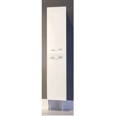 Пенал напольный белый глянец R Marka One Lumier У71284