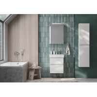 Шкаф пенал Roca Oleta 35 857650501 подвесной Белый матовый