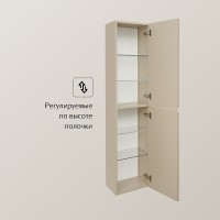 Шкаф пенал Roca Oleta 35 857650515 подвесной Капучино