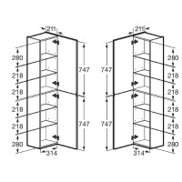 Шкаф пенал Roca Oleta 35 857650515 подвесной Капучино