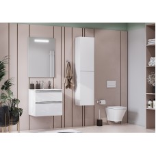 Шкаф пенал Roca The Gap 35 857427806 подвесной Белый глянец