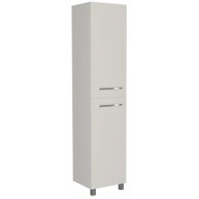 Пенал напольный белый глянец L 1Marka Соната У78469