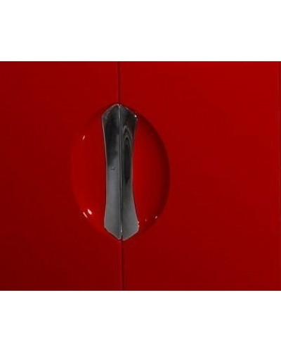 Шкаф пенал Bellezza Лагуна 35 R 4622107001030 Красный Белый