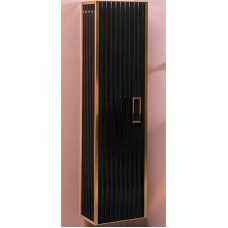 Шкаф пенал Boheme Armadi Art Monaco 35 868-BG подвесной Черный глянец Золото