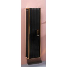 Шкаф пенал Boheme Armadi Art Monaco 35 868-BG подвесной Черный глянец Золото