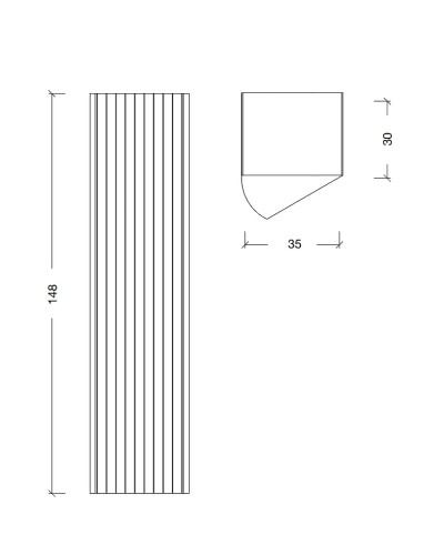Шкаф пенал Boheme Armadi Art Monaco 35 868-BG подвесной Черный глянец Золото