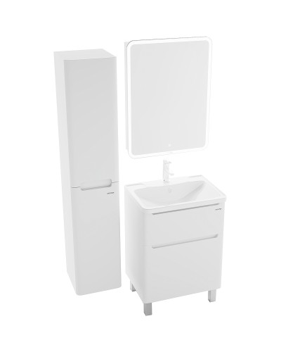 Шкаф пенал Grossman Адель 32 303201 подвесной Белый