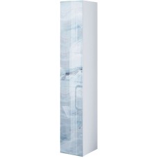 Шкаф пенал Marka One Lacio 30П R У73169 подвесной Blue marble