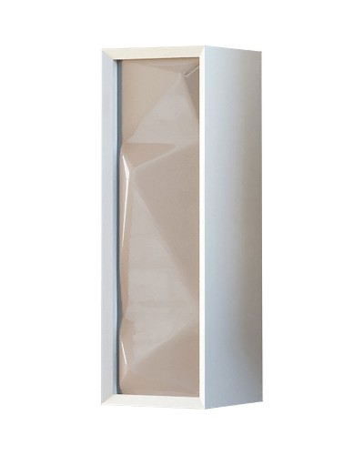 Шкаф пенал Marka One Romb 30П L У73556 подвесной Cappuccino