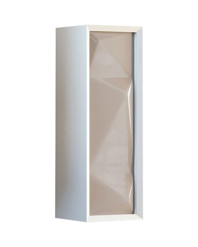 Шкаф пенал Marka One Romb 30П R У71342 подвесной Cappuccino