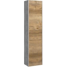 Пенал подвесной бетон светлый/ дуб балтийский L/ R Aqwella 5 Stars Mobi MOB0535BS/ MOB0735DB/ P