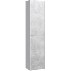 Пенал подвесной белый глянец/ бетон светлый L/ R Aqwella 5 Stars Mobi MOB0535W/ MOB0735BS/ P