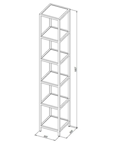 Стеллаж Allen Brau Liberty 30 1.33005.60 Медь браш