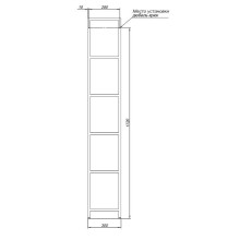 Стеллаж Allen Brau Liberty 30 1.33005.60 Медь браш