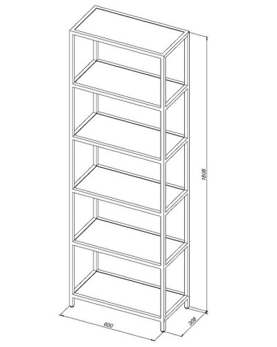 Стеллаж Allen Brau Liberty 60 1.33006.60 Медь браш