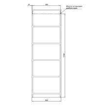Стеллаж Allen Brau Liberty 60 1.33006.60 Медь браш