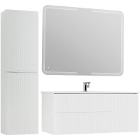 Шкаф пенал Cezares Duet 40 DUET-1500-2A-SC-BL подвесной Bianco Lucido