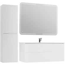 Шкаф пенал Cezares Duet 40 DUET-1500-2A-SC-BL подвесной Bianco Lucido