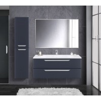 Шкаф пенал Cezares Eco 40 ECO-1500-2A-SC-GR-P подвесной Grafito