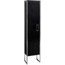 Шкаф пенал Boheme Armadi Art Monaco 35 L 868-BCR-L Черный глянец Хром