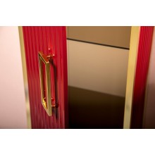 Шкаф пенал Boheme Armadi Art Monaco 35 L 868-RG-L Бордо глянец Золото